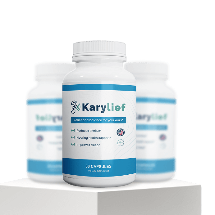 Karylief product bottle - natural tinnitus relief supplement